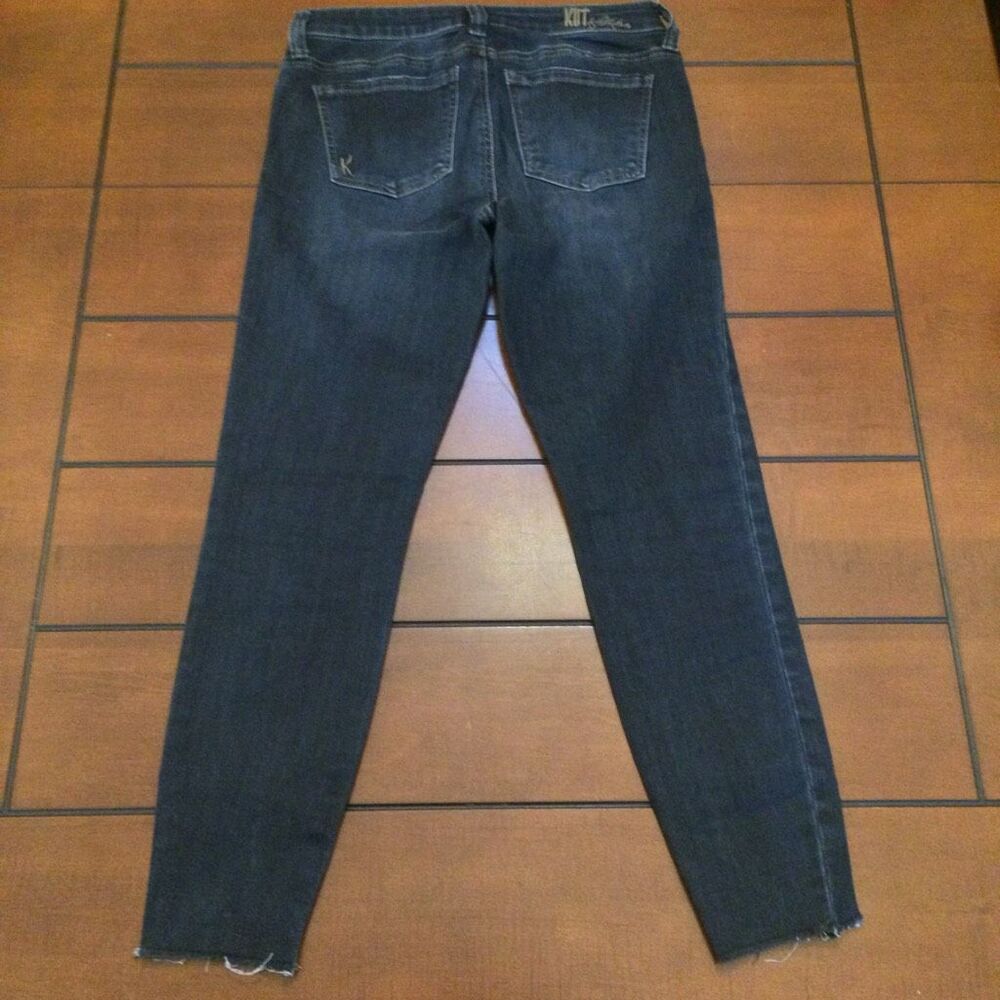 Kut Carlo ankle skinny blue jeans size 6 - Picture 8 of 13